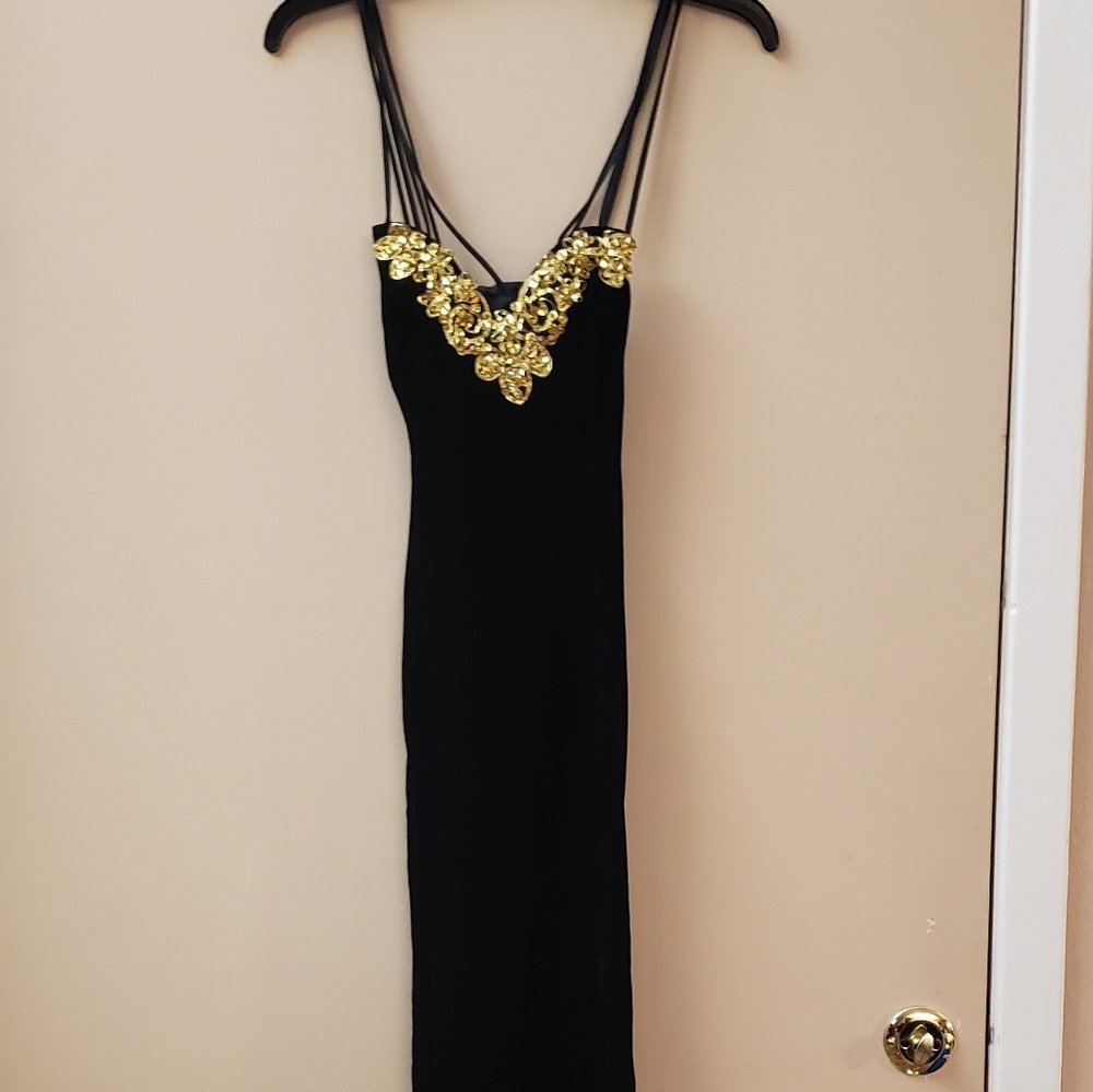 Strappy ball gown